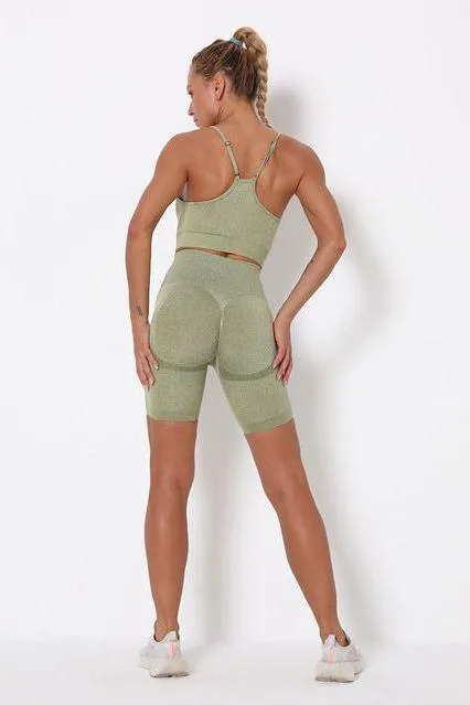 Seamless Women Short Yoga Sets
