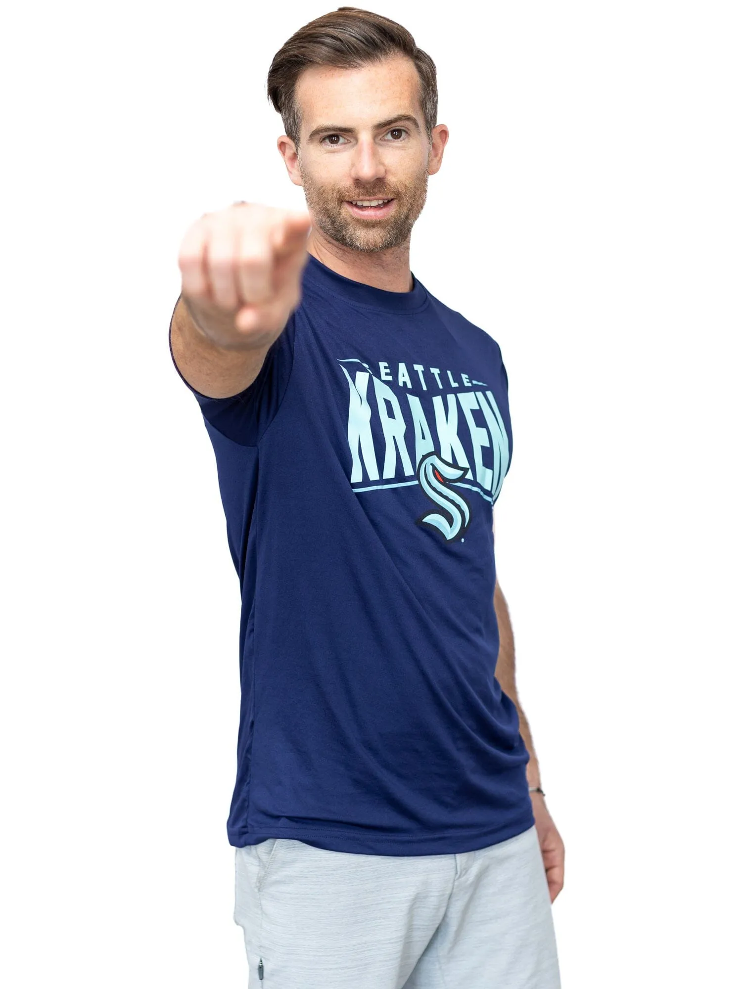 Seattle Kraken "Full Fandom" Moisture Wicking T-Shirt