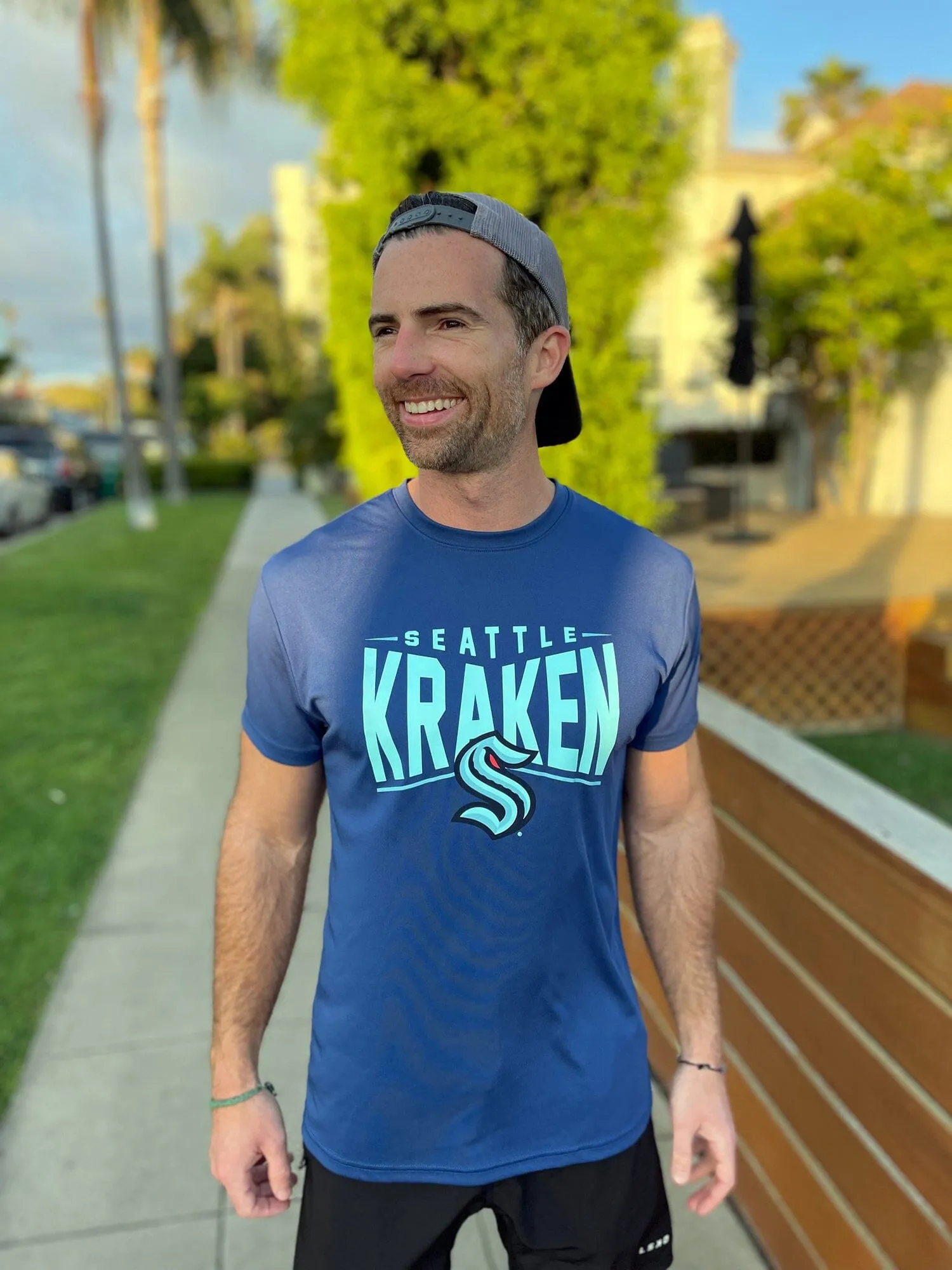 Seattle Kraken "Full Fandom" Moisture Wicking T-Shirt