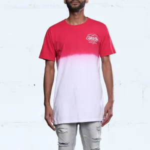 Served Dip Dye T Shirt Gym Red