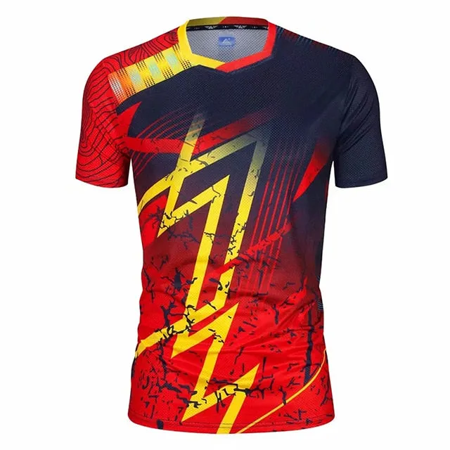 Short sleeve Men Women Badminton Shirts Quick Dry Breathable golf Table Tennis t shirts running t-shirt Fitness clothing