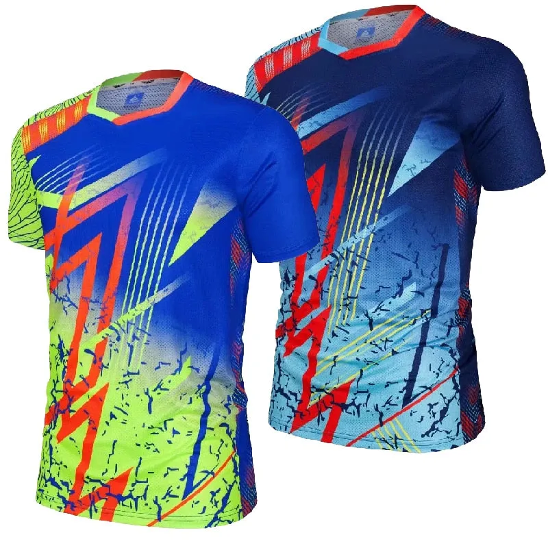 Short sleeve Men Women Badminton Shirts Quick Dry Breathable golf Table Tennis t shirts running t-shirt Fitness clothing