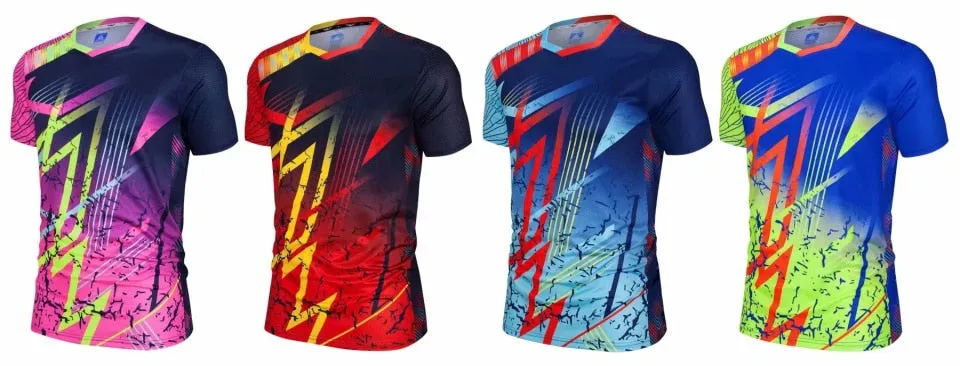 Short sleeve Men Women Badminton Shirts Quick Dry Breathable golf Table Tennis t shirts running t-shirt Fitness clothing