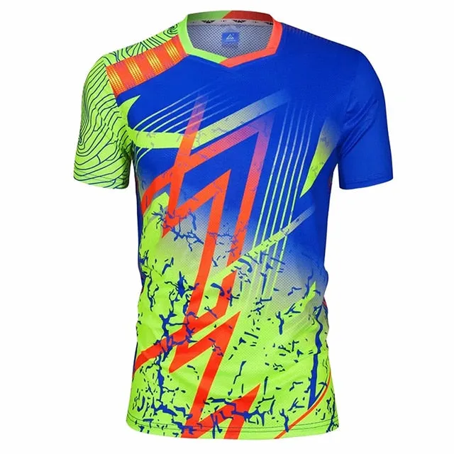 Short sleeve Men Women Badminton Shirts Quick Dry Breathable golf Table Tennis t shirts running t-shirt Fitness clothing