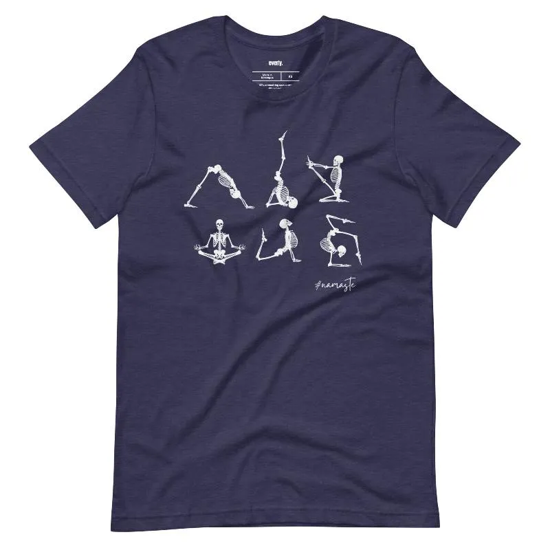 Skeleton Namaste Graphic Tee