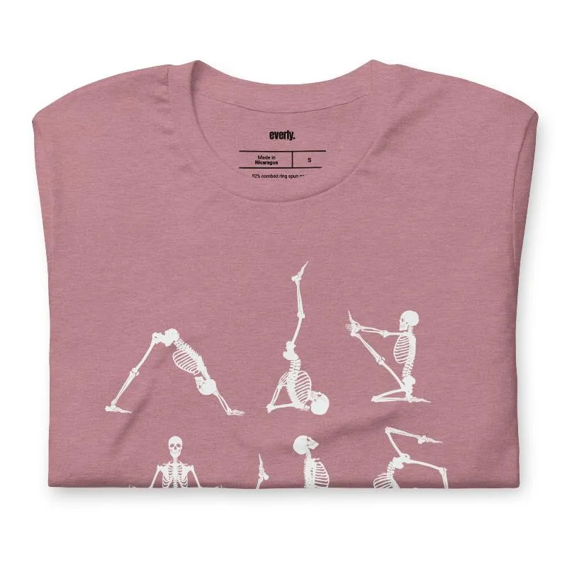 Skeleton Namaste Graphic Tee