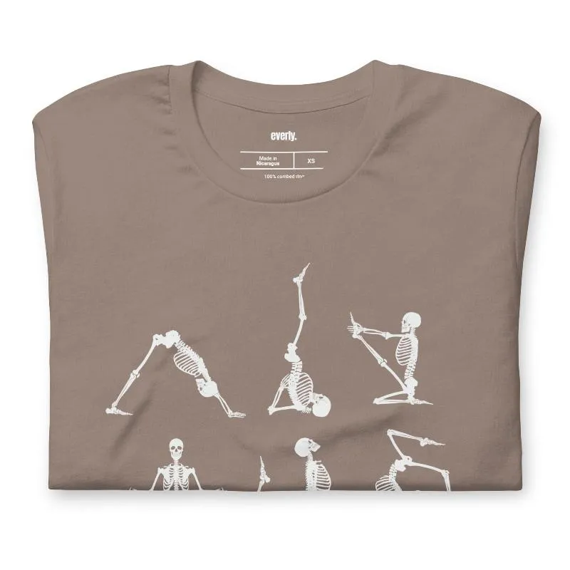 Skeleton Namaste Graphic Tee