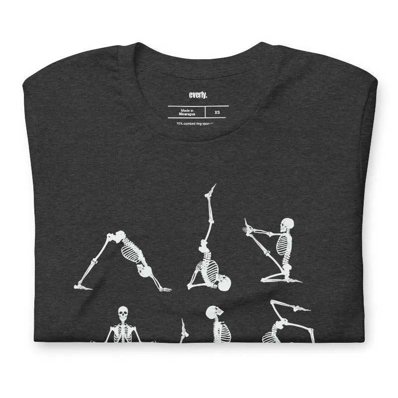 Skeleton Namaste Graphic Tee
