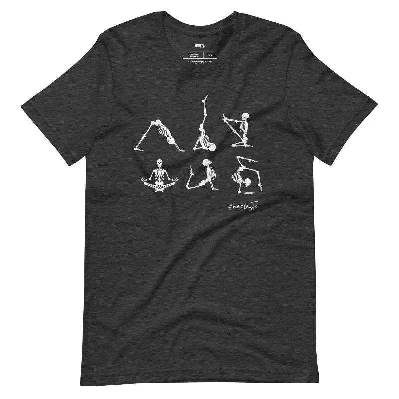 Skeleton Namaste Graphic Tee