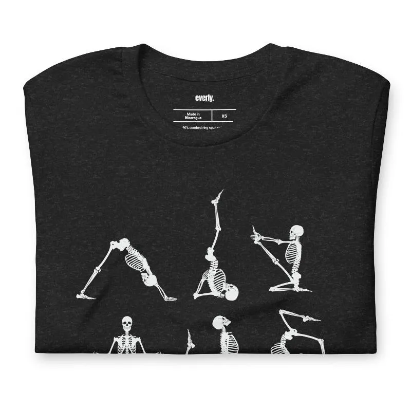 Skeleton Namaste Graphic Tee