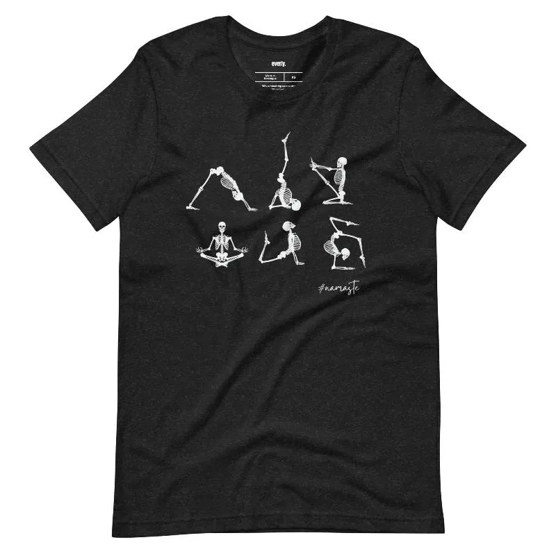 Skeleton Namaste Graphic Tee