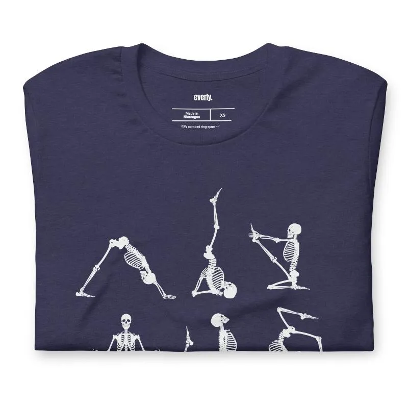 Skeleton Namaste Graphic Tee