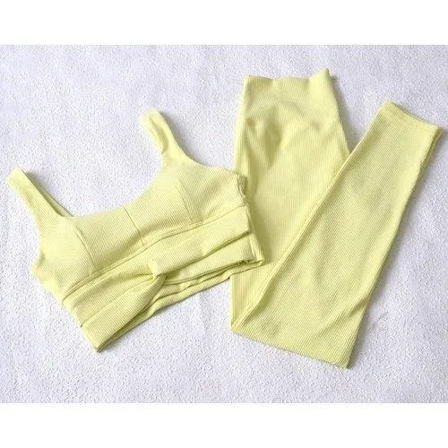 Sleeveless High Waist Yoga Set
