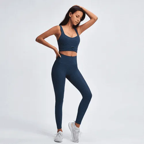 Sleeveless High Waist Yoga Set