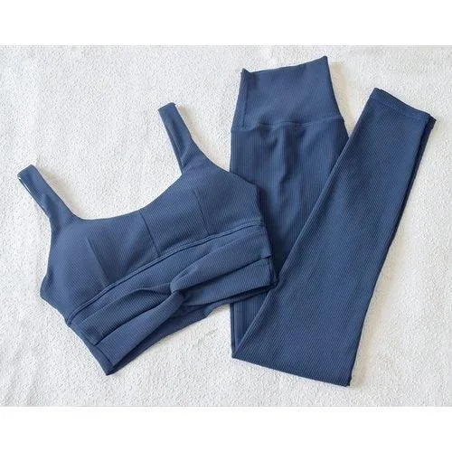 Sleeveless High Waist Yoga Set