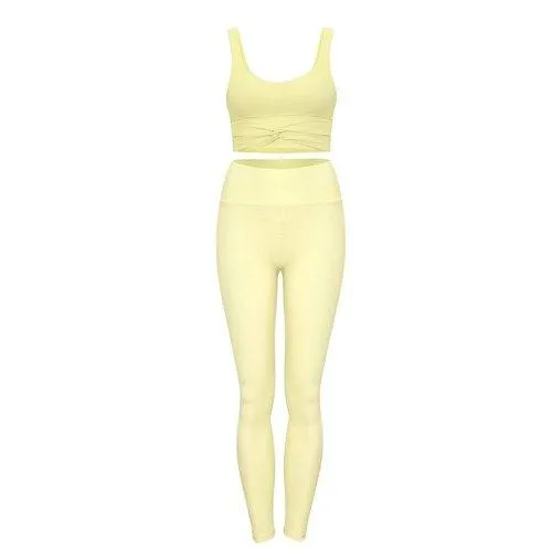 Sleeveless High Waist Yoga Set
