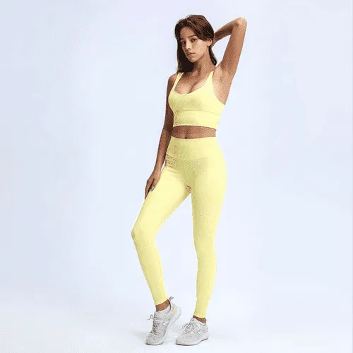 Sleeveless High Waist Yoga Set