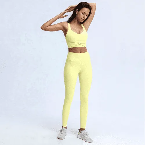 Sleeveless High Waist Yoga Set