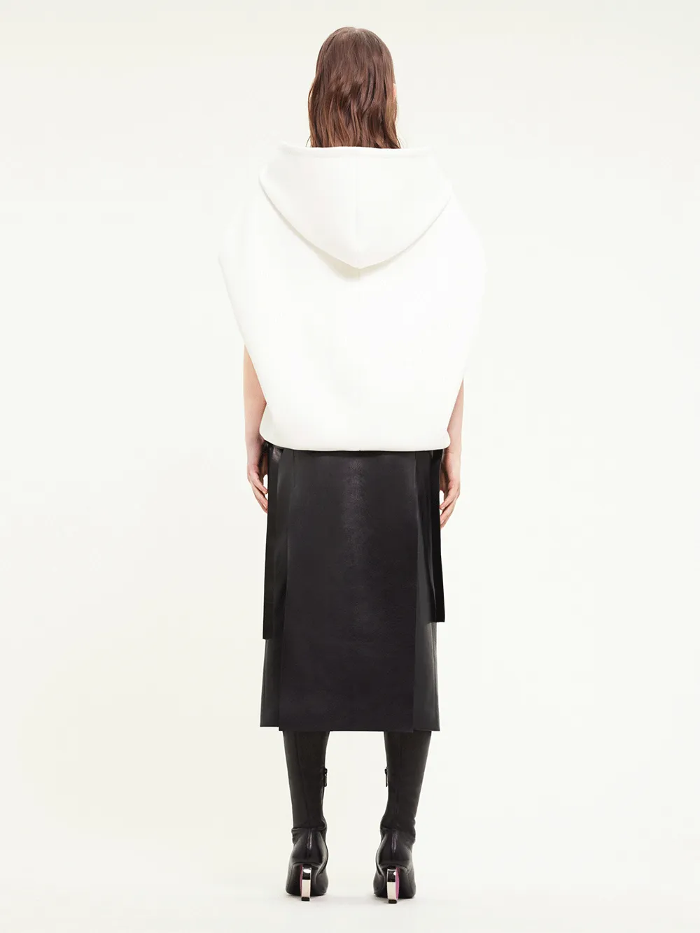 Sleeveless Space Fleece Hoodie
