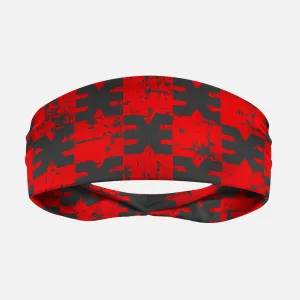 SLF Logo Pattern Red Headband