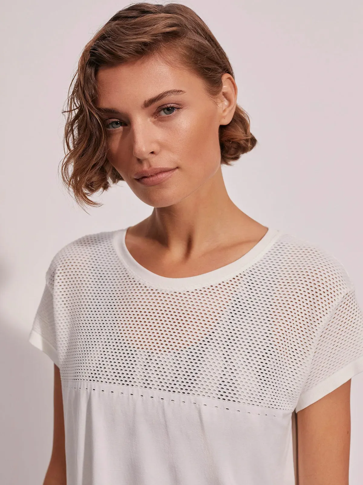 Snow White Seamless Calloway Boxy Tee