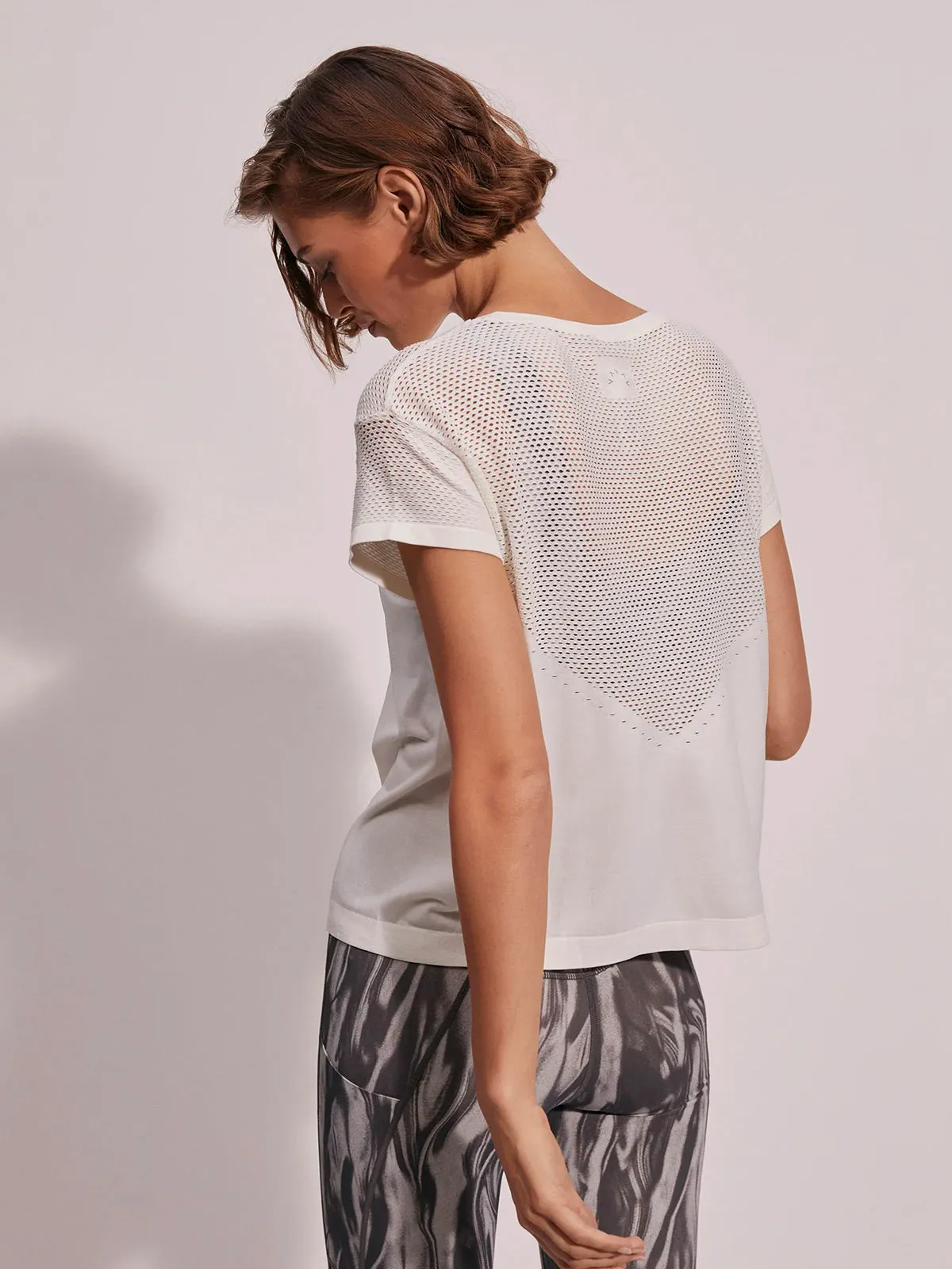 Snow White Seamless Calloway Boxy Tee
