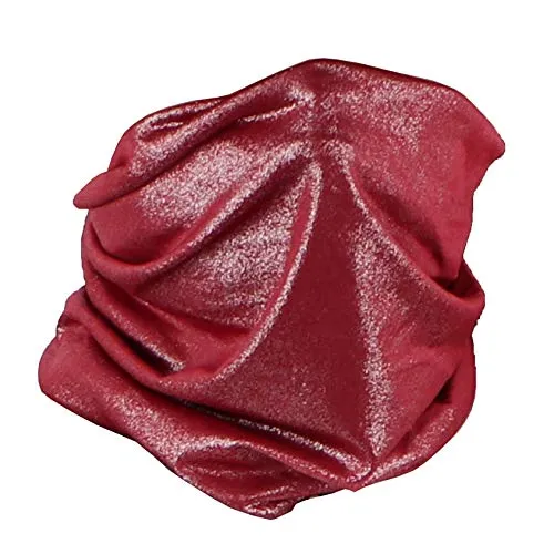 Solid Sparkle Tube Neck Gaiter