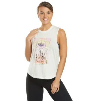 Spiritual Gangster Be The Light Muscle Yoga Tank