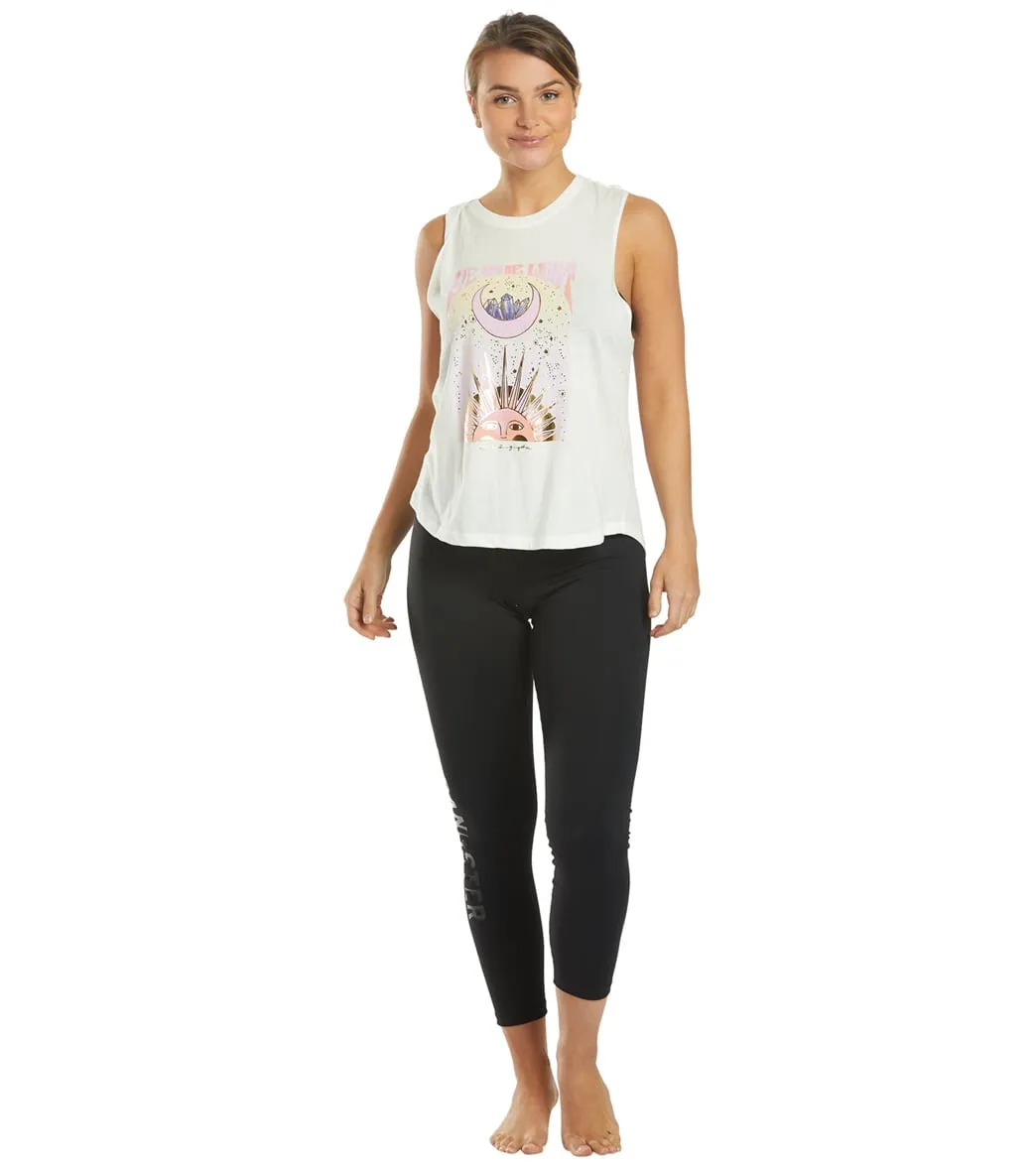 Spiritual Gangster Be The Light Muscle Yoga Tank