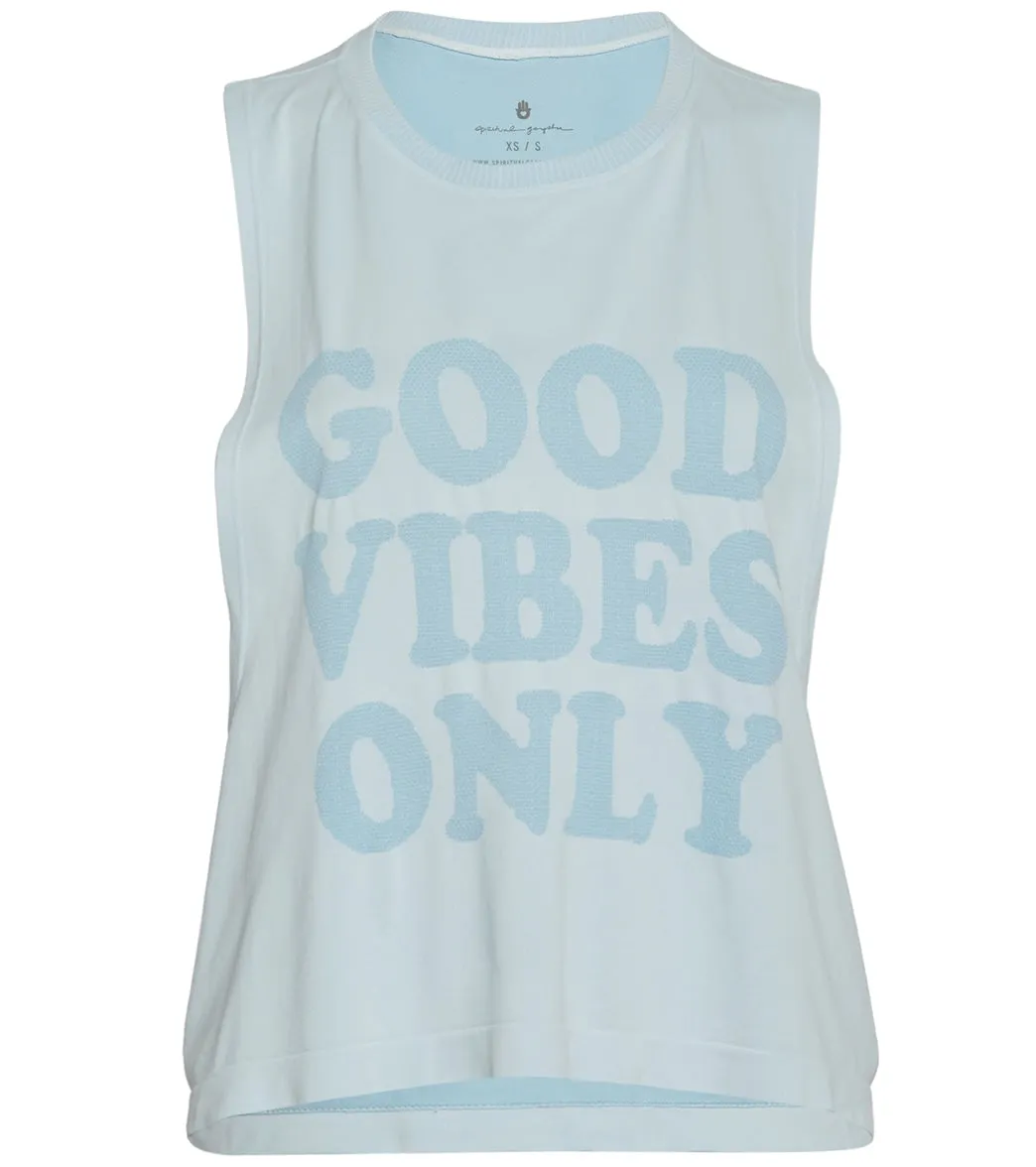 Spiritual Gangster Good Vibes Active Flow Yoga Top