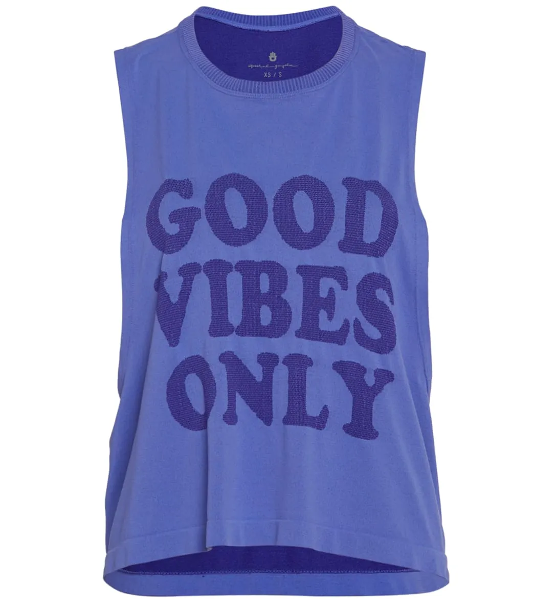Spiritual Gangster Good Vibes Active Flow Yoga Top