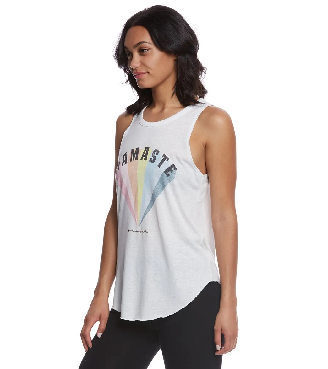 Spiritual Gangster Namaste Rainbow Studio Yoga Tank Top