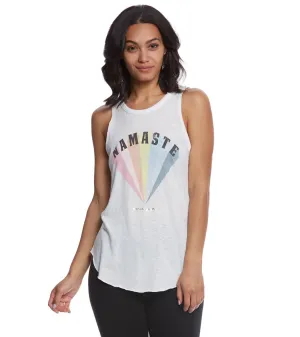 Spiritual Gangster Namaste Rainbow Studio Yoga Tank Top