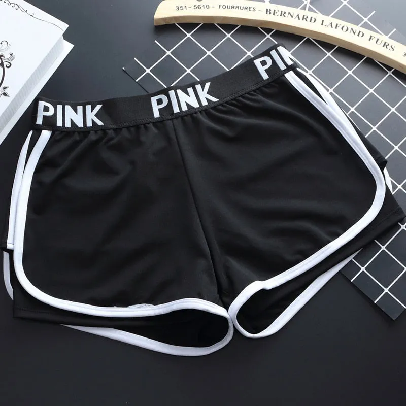 Sports running Yoga Middle Waisted Gym Fitness Elastic Quick Dry Running Shorts