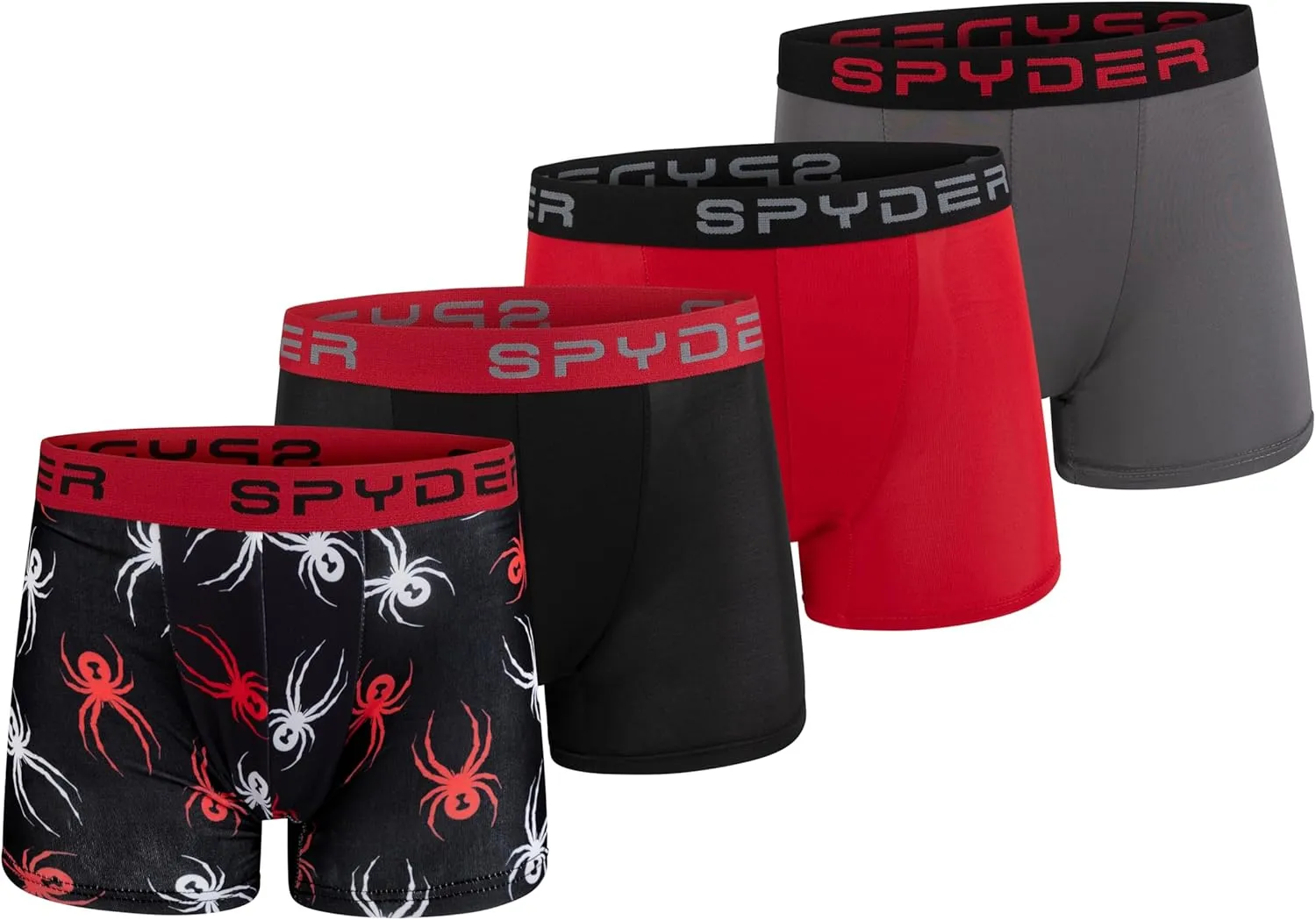 Spyder Boys Boxer Briefs Performance Underwear