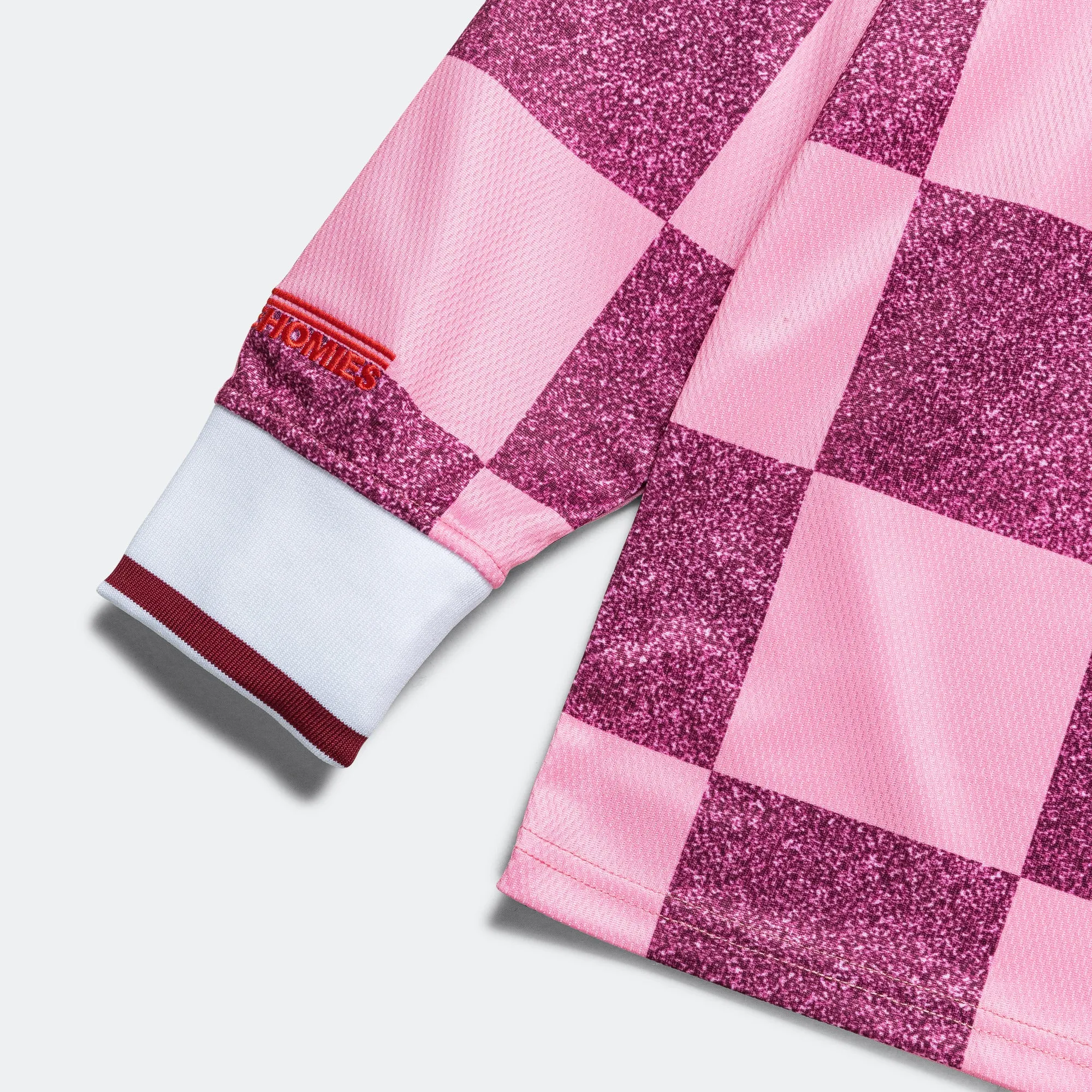 STATIC Soccer Jersey Long Sleeve - Cherry