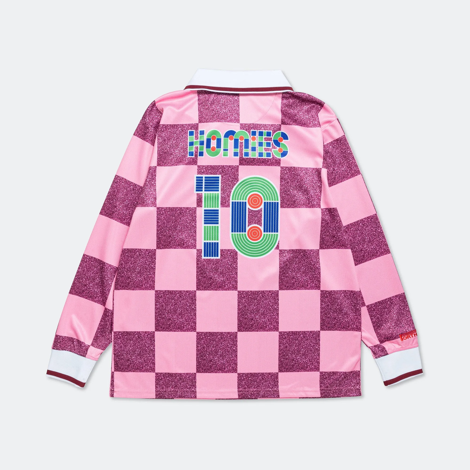 STATIC Soccer Jersey Long Sleeve - Cherry