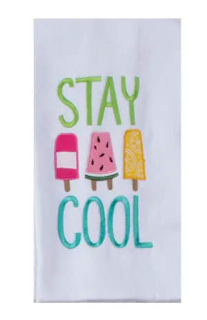 Stay Cool Embroidered Dual Purpose Towel