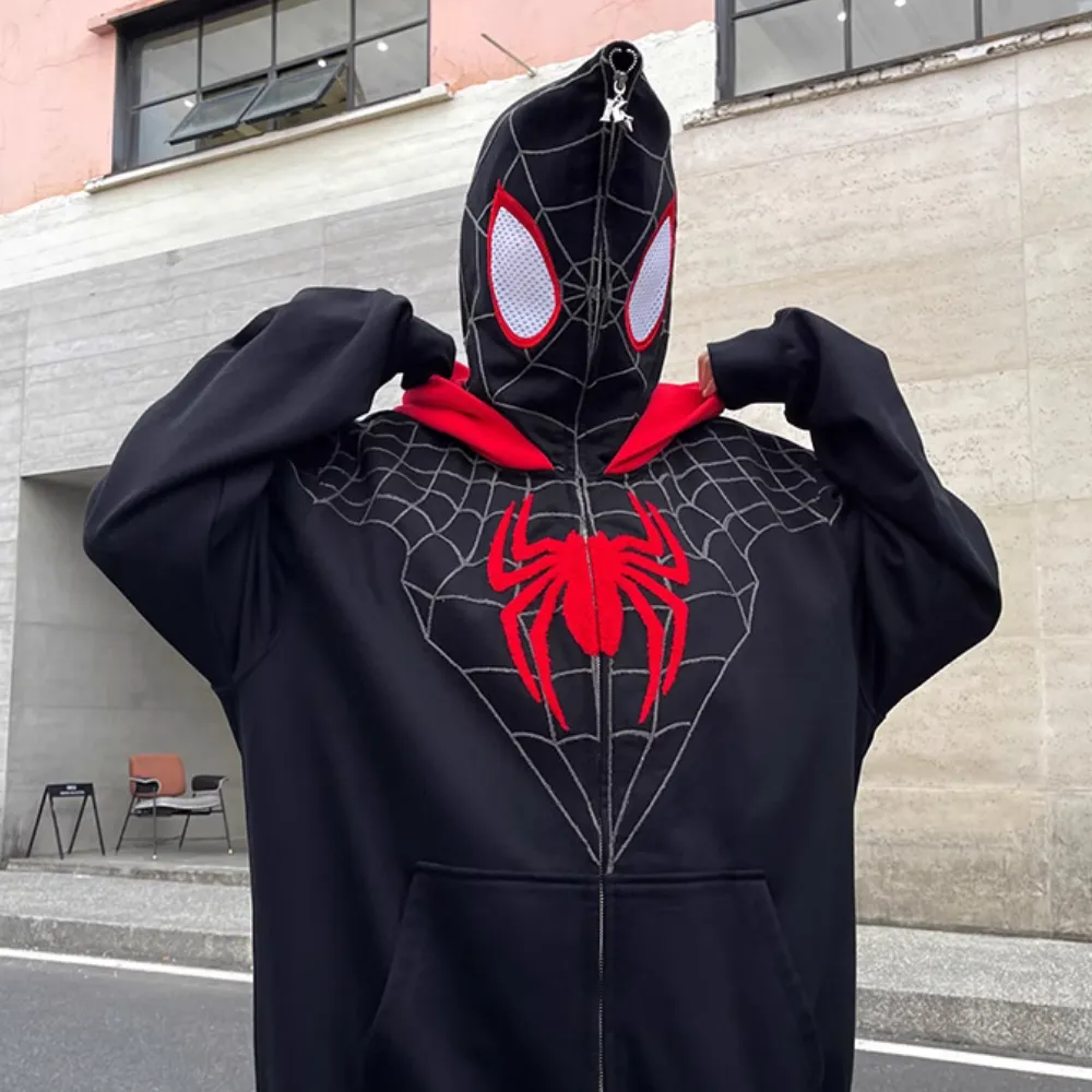 Street Spider Double Layer Hoodie