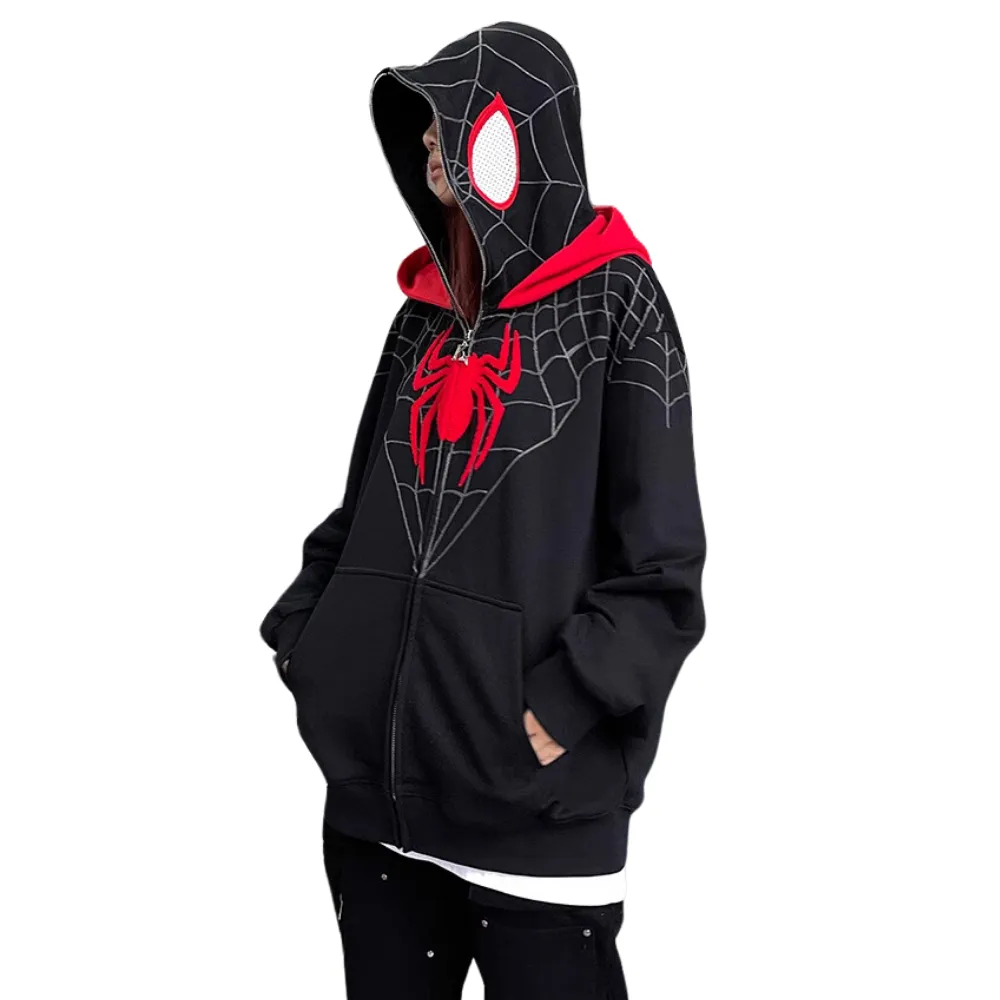 Street Spider Double Layer Hoodie