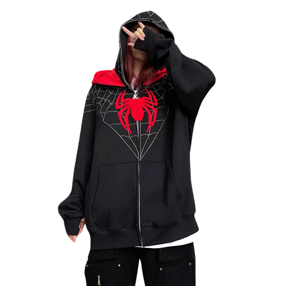Street Spider Double Layer Hoodie