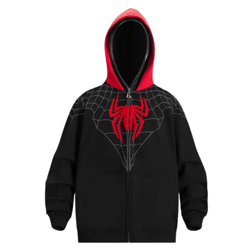 Street Spider Double Layer Hoodie