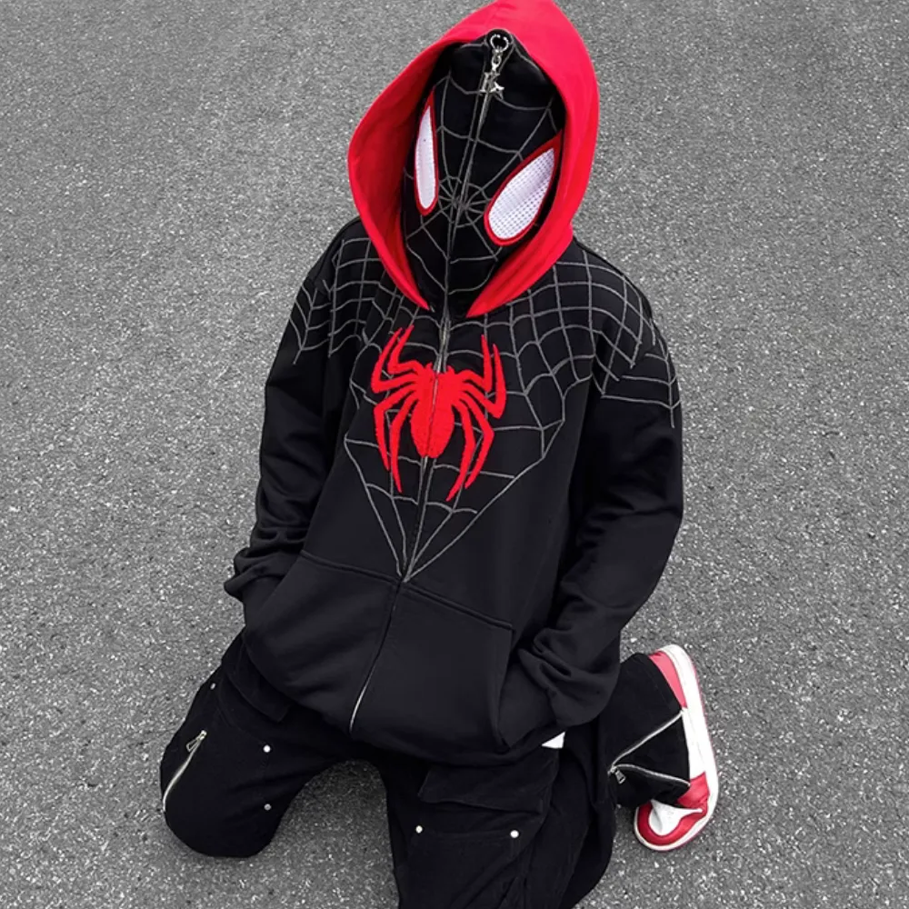 Street Spider Double Layer Hoodie