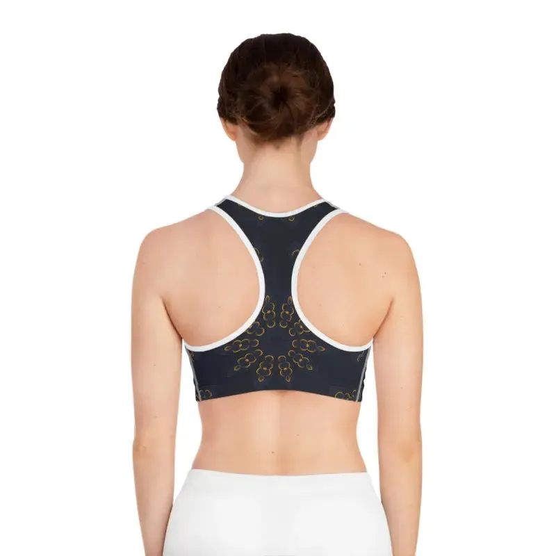 Stylish Sports Bra with Mandala Pattern for your Workout