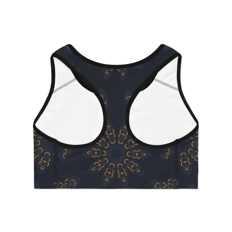 Stylish Sports Bra with Mandala Pattern for your Workout