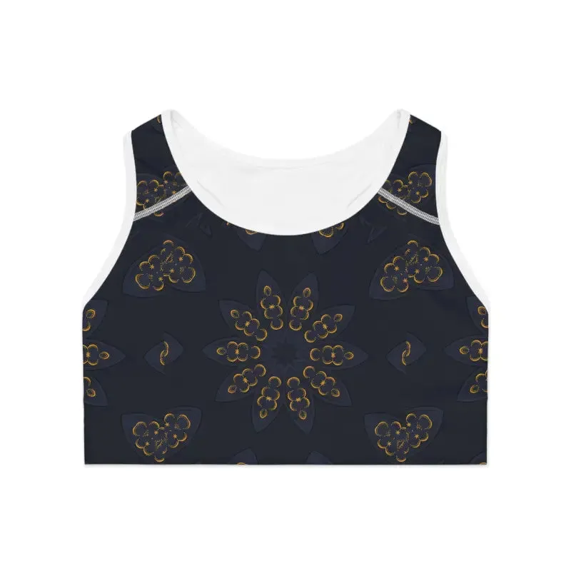 Stylish Sports Bra with Mandala Pattern for your Workout