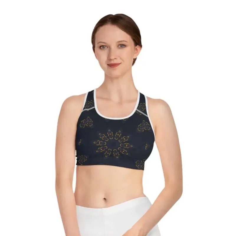 Stylish Sports Bra with Mandala Pattern for your Workout