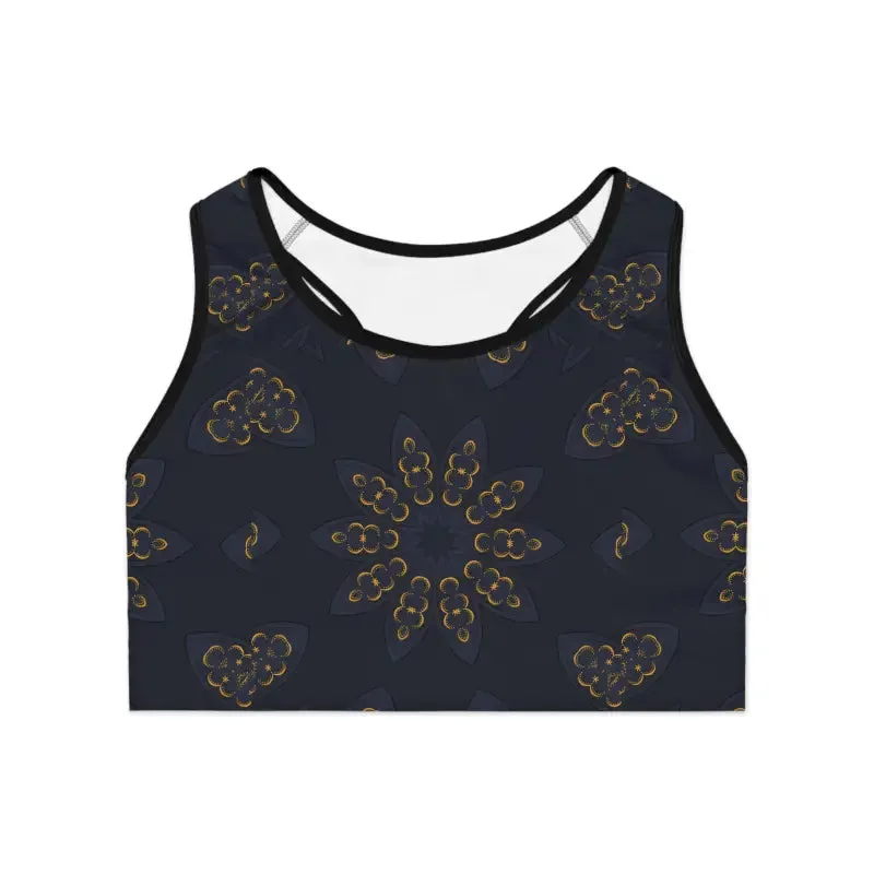 Stylish Sports Bra with Mandala Pattern for your Workout