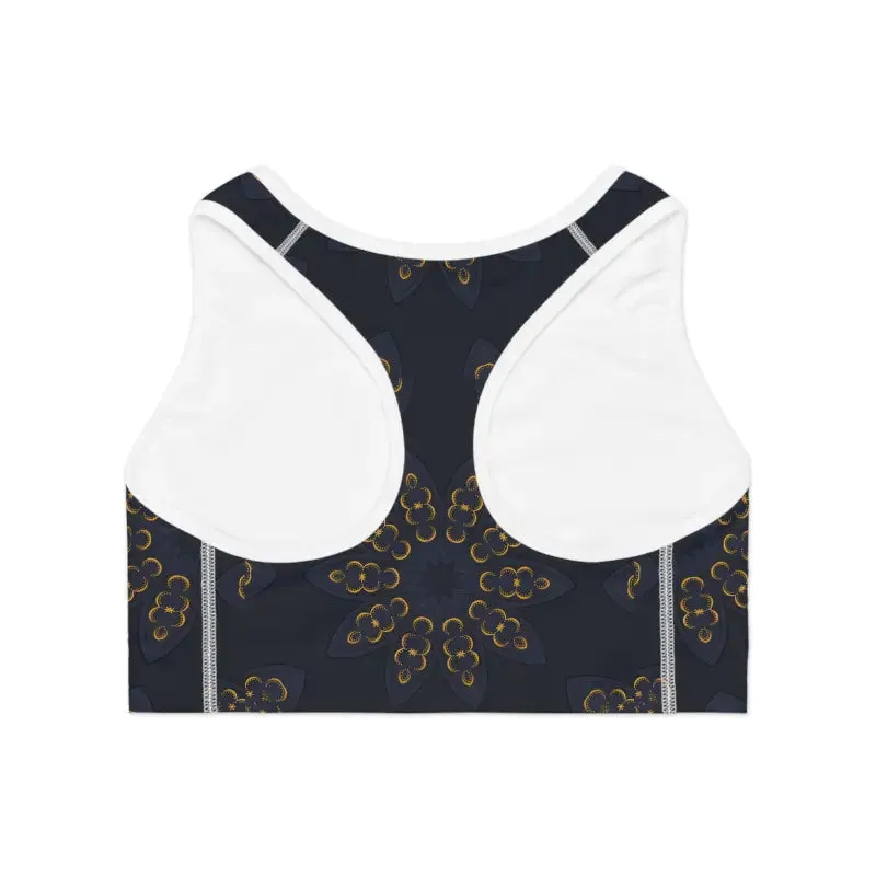 Stylish Sports Bra with Mandala Pattern for your Workout