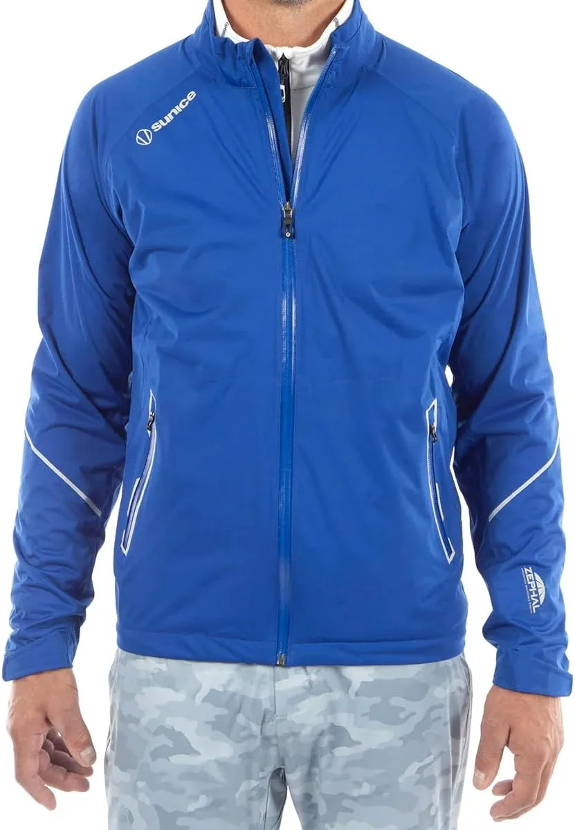 Sunice Performance Apparel - Jay Mens Waterproof Breathable Ultra Lightweight Hyper 4-Way Stretch Performance Jacket